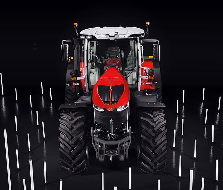 Massey Ferguson 9S Tractor Studio Front View