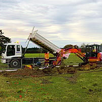 Drainpro truck with digger
