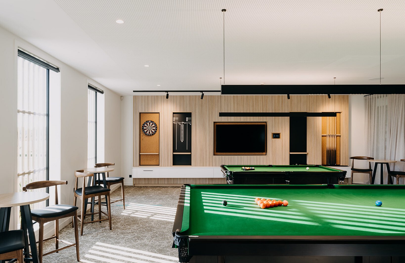 Commercial AV and lighting system installed in Avida Te Puna Wairoa 