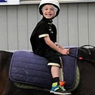 Ethan is a member of Riding for the Disabled in Cambridge, New Zealand