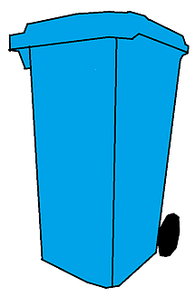 120 Litre Wheelie Bins - Suitable for a 1-2 person household