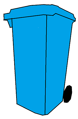 240 Litre Wheelie Bin - Suitable for a 3 or more person household