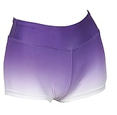 Gymnastics Hotpants faded with the colours of Purple and White