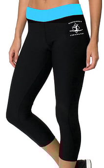 3/4 Leggings - TURQUOISE/BLACK-Child $42.99 / Adult $48.99- - - - - - - - - - - - - - -ADD TO CART >