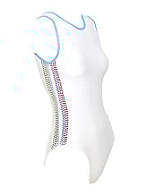 Amara Leotard - WHITE-Child $67.99 / $79.99- - - - - - - - - - - - ENQUIRE TO ORDER