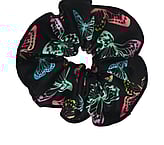 Butterfly Scrunchie - BLACK NEON-PRICE $7.99- - - - - - - - - - - -ADD TO CART >