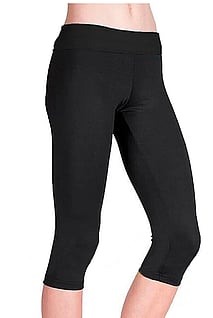 Men's and Boys Unitards Gymnastics in Green with bottom sides in Black curve stripes and top neck and shoulder fade in White