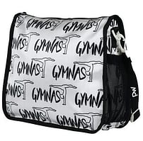 Gymnast Bag in Black with logo Embroidered in Silver