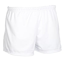 Men's and Boys Unitards Gymnastics in Black with the Shoulder straps in Red and sides in White 