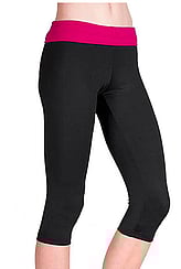 Men's and Boys Unitards Gymnastics in Red with bottom sides in Black curve stripes with top neck and shoulder fade in White