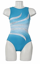 Tirzah Leotard - TURQUOISE/WHITE-Child $79.99  / Adult $89.99- - - - - - - - - - - - - - - - ADD TO CART >