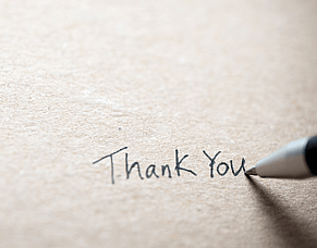 The Best Kind of Thank You Note