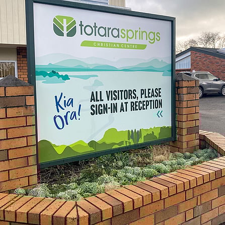illustration, Signage & Website Design | Totara Springs Christian Centre