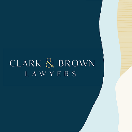 Clark & Brown Lawyers, Hamilton based. Brand design and website design