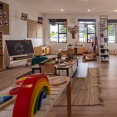 Light filled play and learning areas Little Moas 