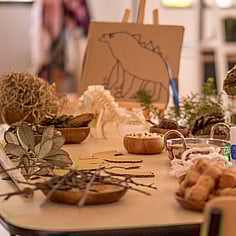 Outdoor play materials at Little Moas