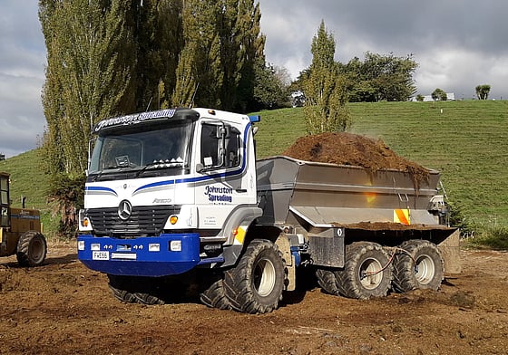 Organic Compost Spreading