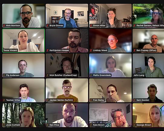 Zoom events and webinars are the staple of Kiwis in Climate networking