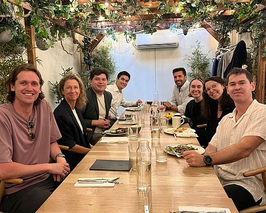 Kiwis in Climate members networking at Climate Week NYC, 2025