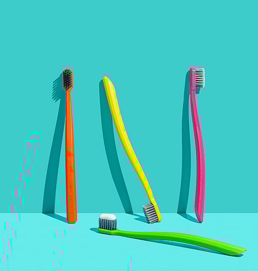 Grin Toothbrush Product Styling and Photography