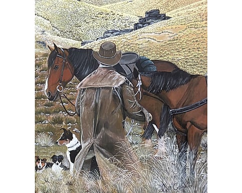 "Southern Muster" painting by Grant Cameron