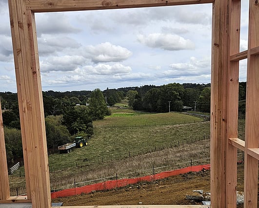 View from master suite window