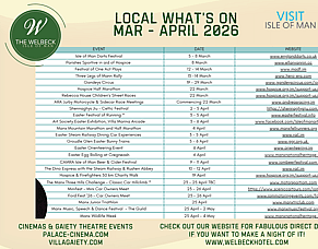 Isle of Man things to do in March and April