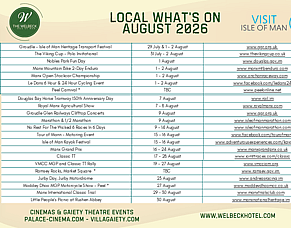 Isle of Man things to do in August