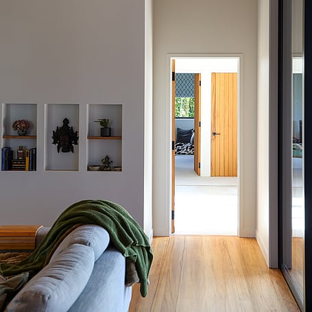 Inside house high ceiling