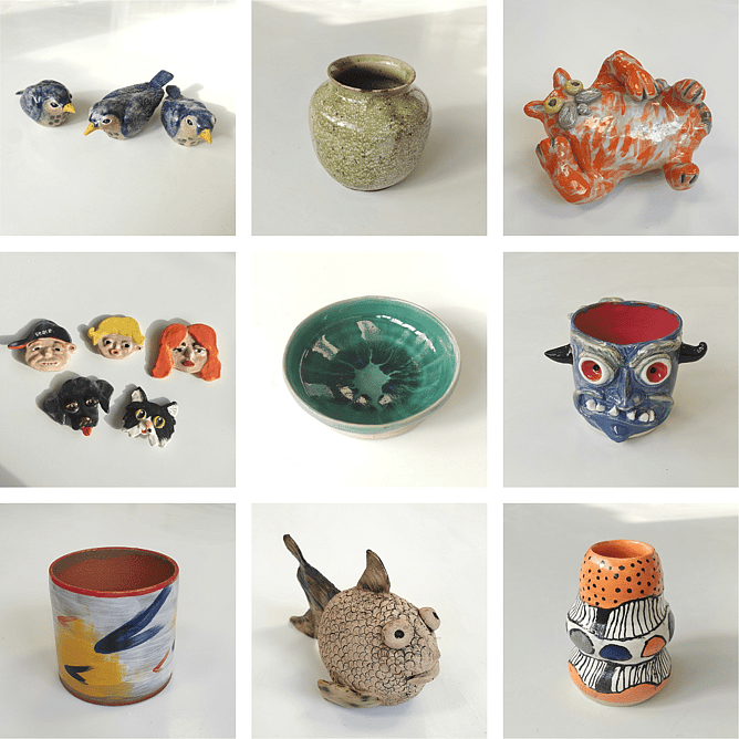 Spotted... - Top L-R: AA, Ivy Crawford, Robin Britton. Middle L-R: Claire Tane, AM, GB.Bottom L-R: L, Margaret Raine, R