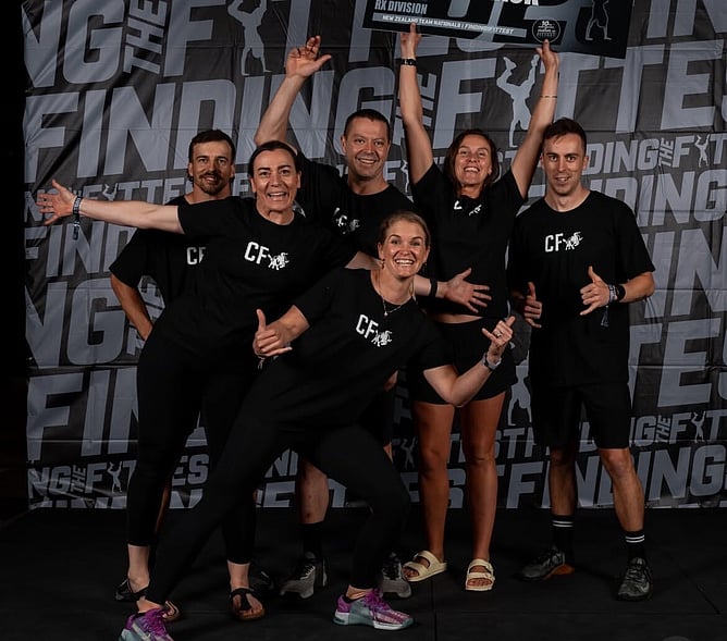 Jacqui Gage-Brown with her CrossFit team — every strong team has clear roles, clear leadership, and people in the right seats
