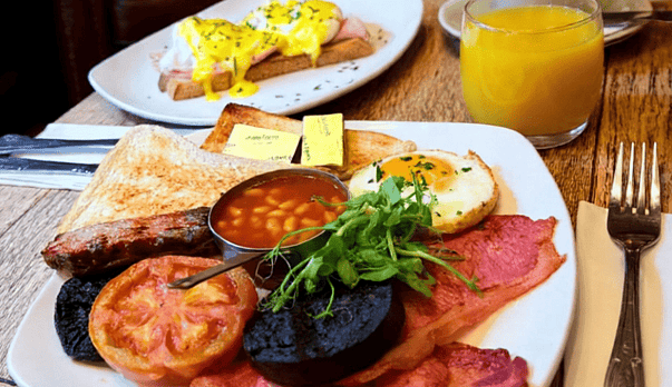 A Fresh Start to Your Stay: Breakfast at The Crown and Crossed Swords