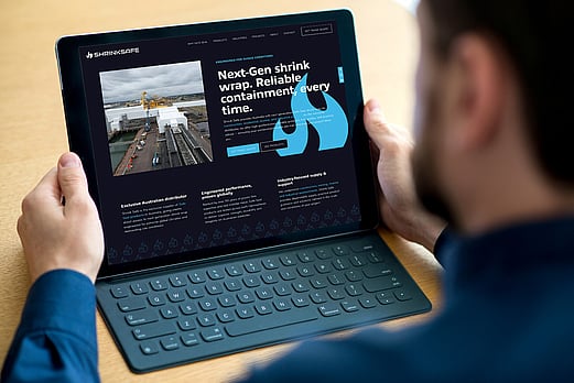 Shrink Safe Containment industry leader website redesign