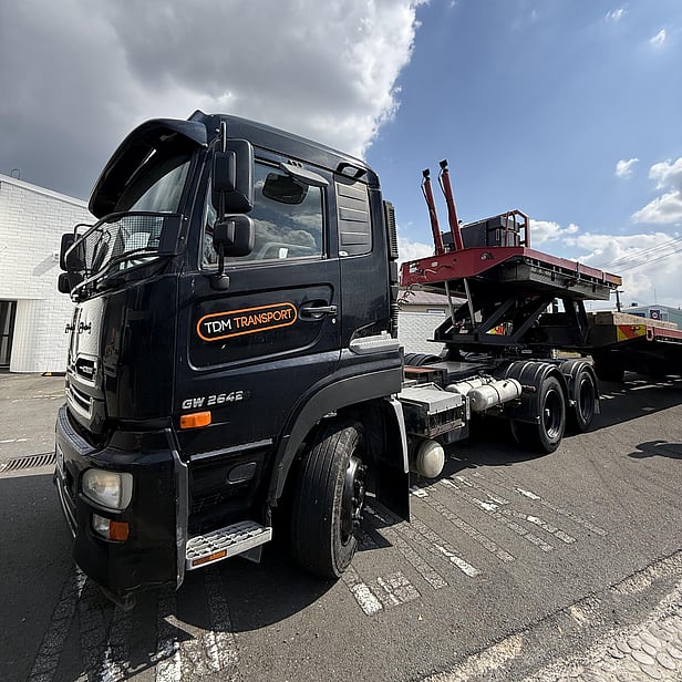 TDM Transport flatbed truck & trailer in Hamilton, New Zealand