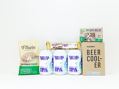 PREMIUM NZ BEER, BEER COOLER AND SNACKS