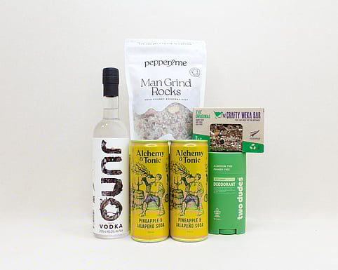 PREMIUM NZ VODKA & NZ COOKING SALTS, DEODERANT & DRINKS