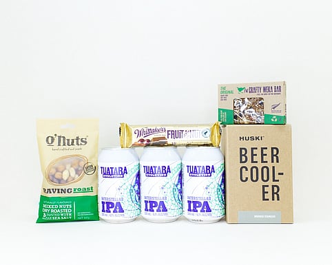 NZ CRAFT BEERS, A BEER COOLER AND TREATS
