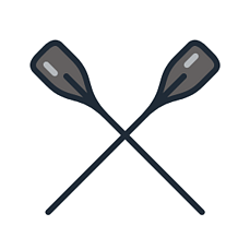 crossed oars
