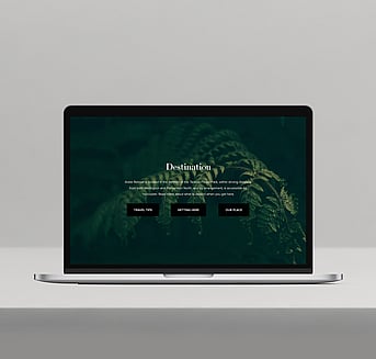 Arete website open on a laptop