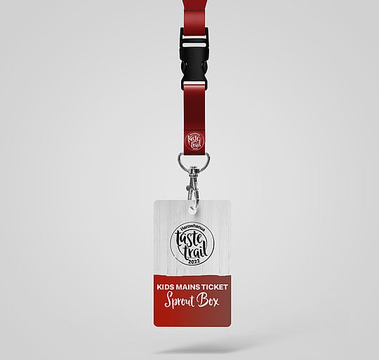 Taste trail kids lanyard
