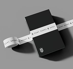 Gone Rogue tape on black Rogue Royalty package