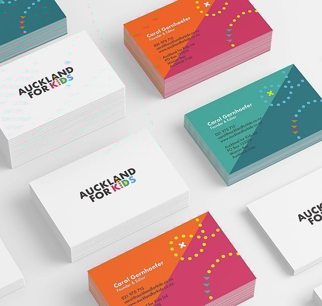 Auckland for Kids business cards