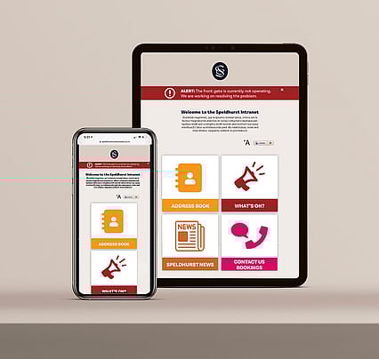 Intranet open on ipad and iphone