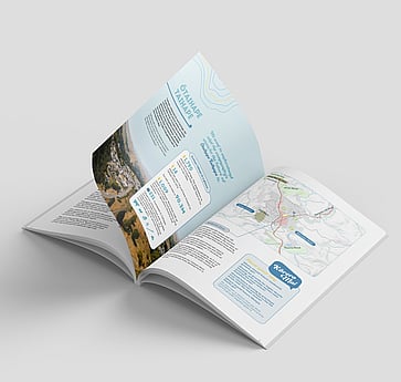 Consultation document open on grey