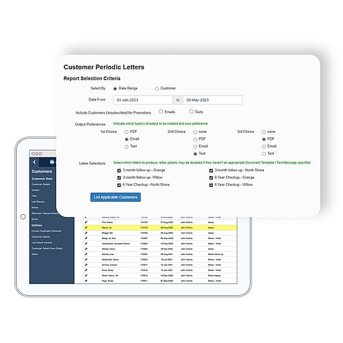 Schedule text and email reminders