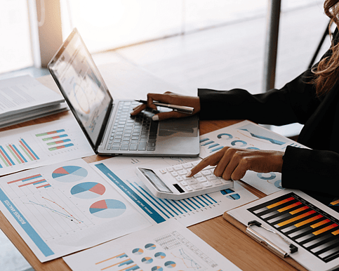 A person doing Bookkeeping