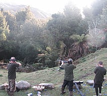 Claybird shooting, target shooting and archery