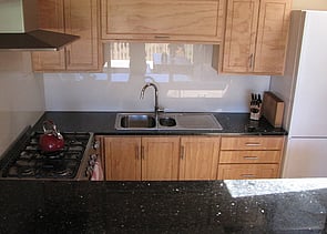 Ruapehu accommodation with a kitchen