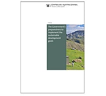 Read about the Government’s preparedness to implement the sustainable development goals