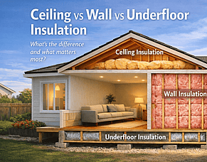 Ceiling vs Wall Vs Underfloor Insulation: Where Should I Insulate First?